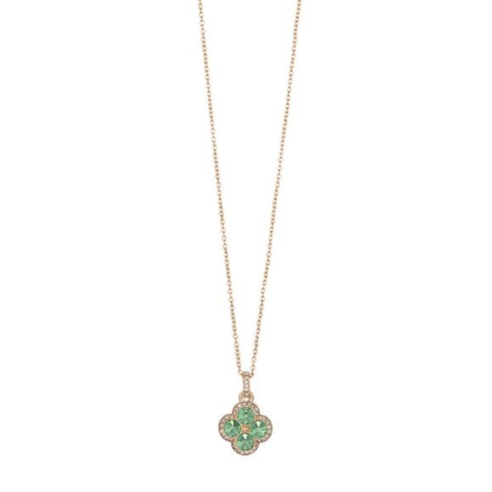 Sparkling Clover Necklace
